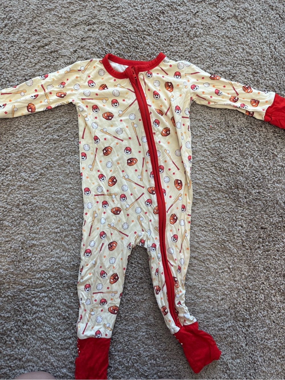 Butter Baby Baseball Bamboo Zippy